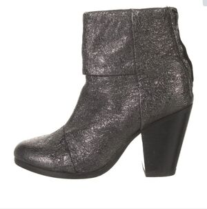 RAG & BONE Women's Neuberry Metallic Ankle Boots 38 US 8